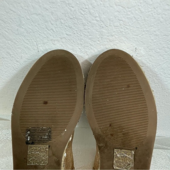 Aldo Oceradda Rose Gold Platform Espadrille Spring Summer shoe size 7 - Picture 12 of 12